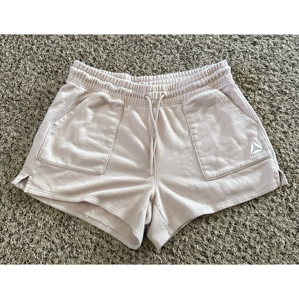 Reebok Women's Tan Y2K Sweat Shorts Size Medium